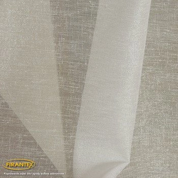 Ekskluzywna etamina nabłyszczana 16402 / wys 300cm / kolor naturalny