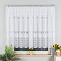 Firanka żakardowa na metry 018869 / kolor biały / kupon 80x140cm