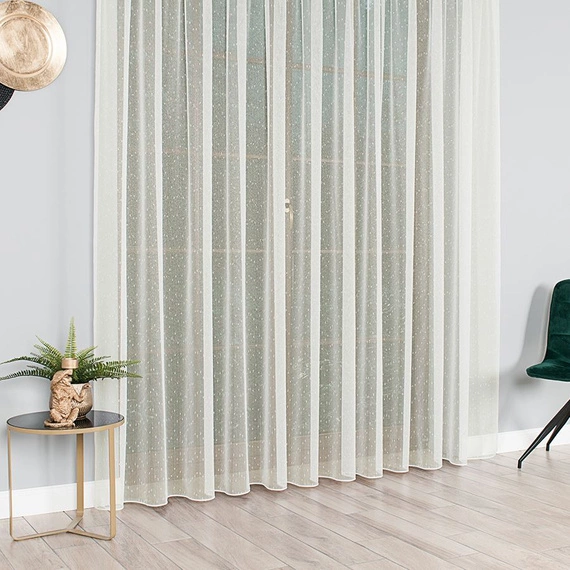 Markizeta a'la deszczyk 000163 z obciążnikiem / kolor kremowy / wysokość 330cm