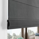 Roleta rzymska VELVET DELUXE / grafitowa 16 / szyta na wymiar
