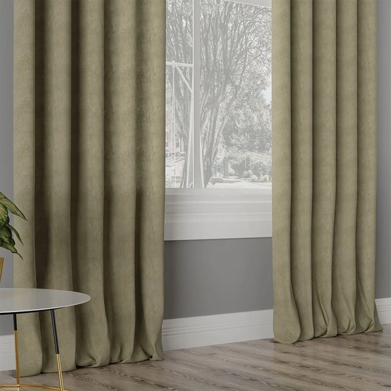 Tkanina zasłonowa MILAS / wys 300cm / kolor 364 (szarozielony)