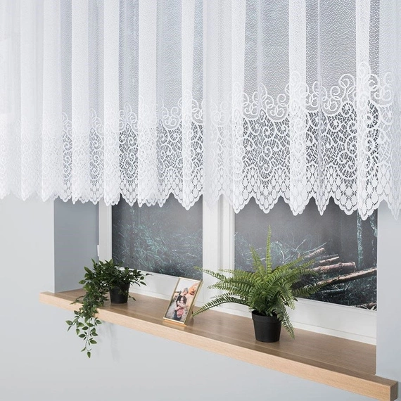 Firanka żakardowa w metrażu 001539 / kupon 70x120cm