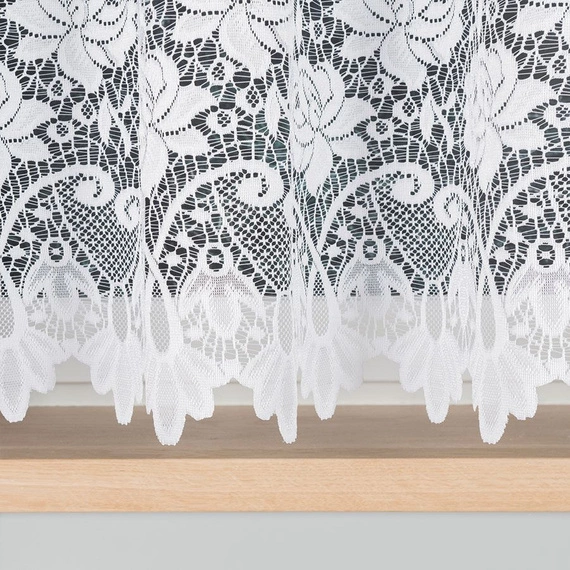 Firanka żakardowa gotowa DEMETRIA / 017480 / PROSTA / 400x160cm