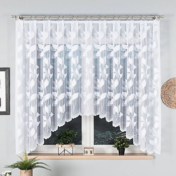 Firanka gotowa żakardowa MARTYNA / 320x160cm / kolor biały