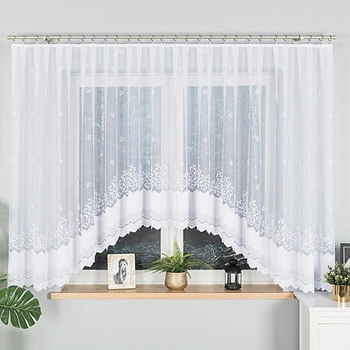 Firanka żakardowa gotowa GENOWEFA / 023419 / 450x160cm