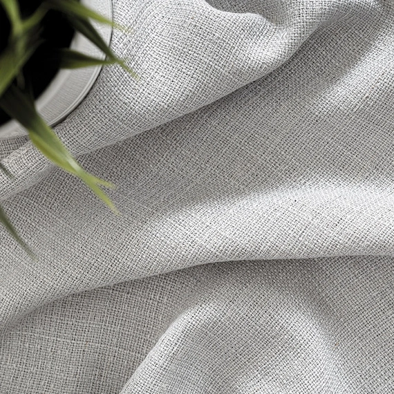 Tkanina zasłonowa na metry Laila / kolor 003 szary / kupon 110x300cm