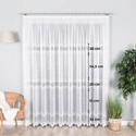 Firanka żakardowa w metrażu 001539 / wysokość 250cm