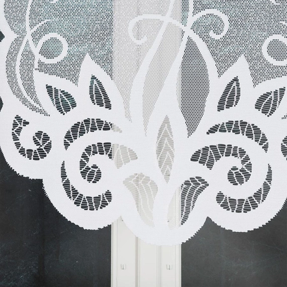 Firanka gotowa żakardowa EWELINA / 300x140cm / kolor biały