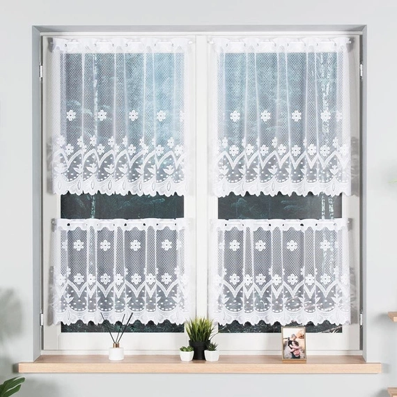 Firanka żakardowa w metrażu 004421 - wysokość 50cm