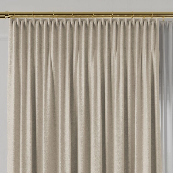 Tkanina zasłonowa na metry Lukrecja / wysokość 310cm / kolor 007 cappucciono