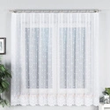 Firanka żakardowa 054160 / kolor biały / wysokość 180cm