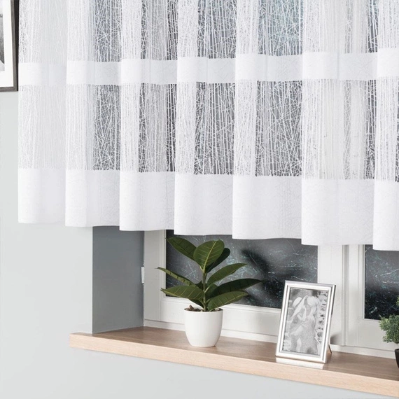 Firanka żakardowa w metrażu 018352 - wysokość 130cm