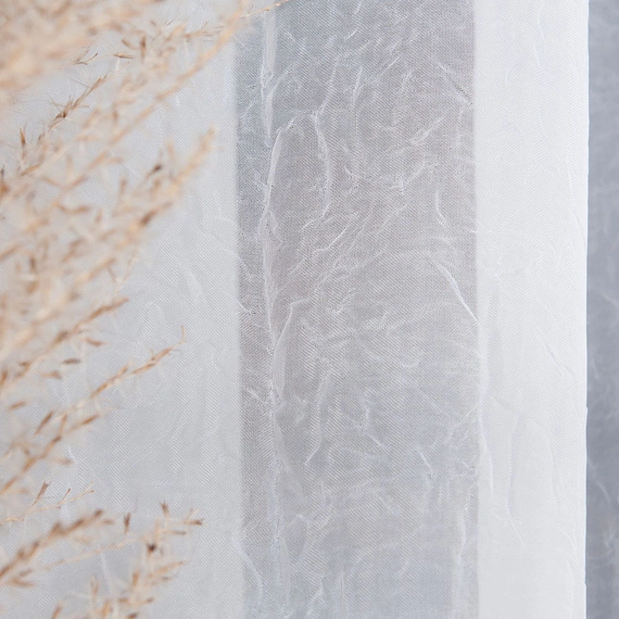 Firanka zakładana FK0154 / woal kreszowany / szyta na wymiar