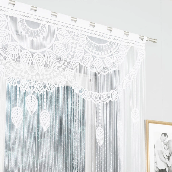 Makrama żakardowa gotowa RANI / 001474 / 160x160cm