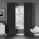 Tkanina zasłonowa MILAS / wys 290cm / kolor 800 (grafitowy)