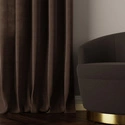 Tkanina zasłonowa MILAS / wysokość 290cm / kolor 012 (ciemny brąz)