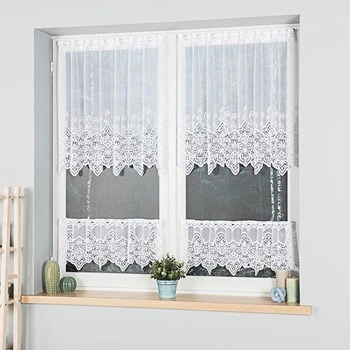 Zazdroska żakardowa na metry 018495 / wysokość 80cm