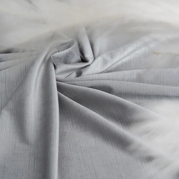 Tkanina zasłonowa VELVET EDEN prążkowana / wysokość 280cm / kolor 10 szary