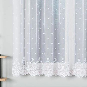 Firanka żakardowa na metry 023401 / wysokość 170cm