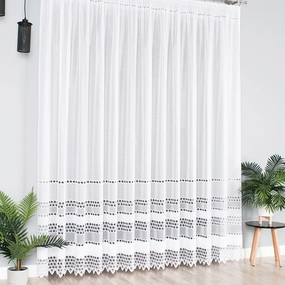 Firanka żakardowa w metrażu 018669 - wysokość 230cm