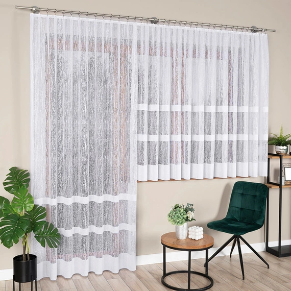 Firanka żakardowa gotowa WIKTORIA / 018352 / 200x250cm