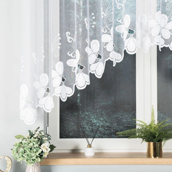 Firanka żakardowa gotowa TEODORA / 005099 / 300x140cm