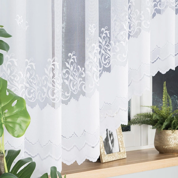 Firanka żakardowa gotowa GENOWEFA / 023419 / 450x160cm