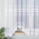 Firanka gotowa żakardowa BASTIA / 450x180cm / kolor biały