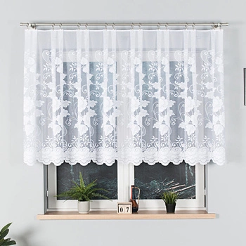 Firanka żakardowa w metrażu 023006 - wysokość 120cm