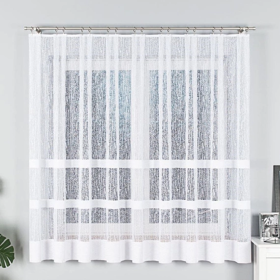 Firanka żakardowa w metrażu 018352 - kupon 230x180cm