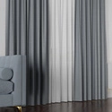Tkanina zasłonowa na metry Lukrecja / wysokość 310cm / kolor 030 jasnoszary