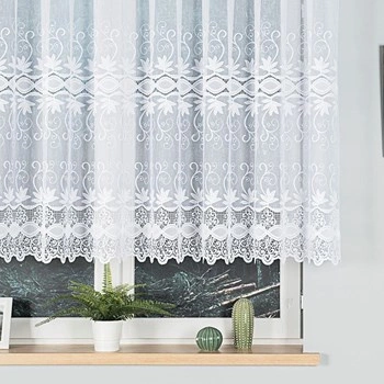 Firanka żakardowa na metry 018960 / wysokość 130cm