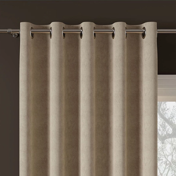 Tkanina zasłonowa MILAS / kolor 005 (beżowy) / kupon 150x290cm