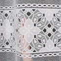 Firanka żakardowa na metry 358700 / kolor biały / kupon 150x300cm