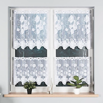 Firanka żakardowa w metrażu 023006 - wysokość 70cm