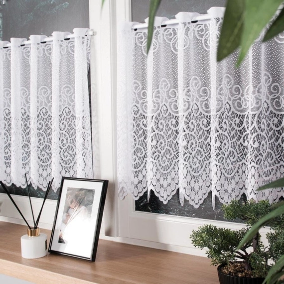 Firanka żakardowa w metrażu 001539 / wysokość 50cm