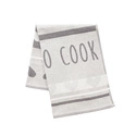 COOK Ścierka kuchenna, rozmiar 50x70cm, kolor szary 002