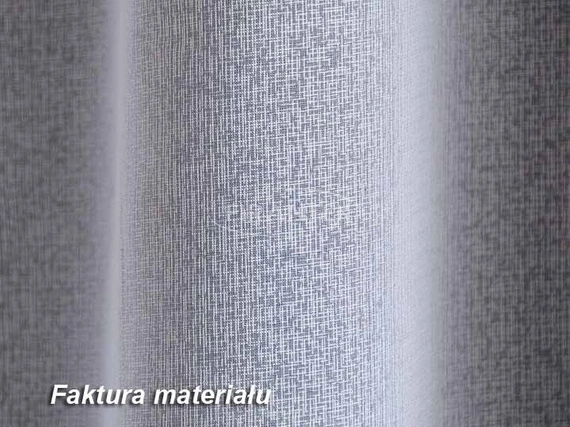 Firanka SABLE / kolor biały / wysokość 330cm