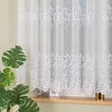 Firanka haftowana na metry 242778 / kolor biały / wysokość 160cm