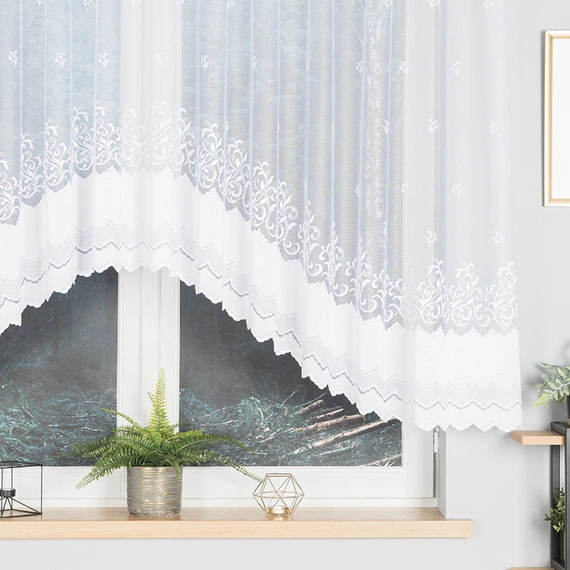 Firanka żakardowa gotowa GENOWEFA / 023419 / 350x140cm