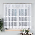Firanka żakardowa 018352 / kolor biały / wysokość 150cm