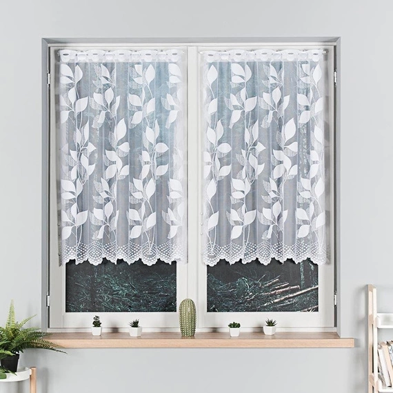 Firanka żakardowa w metrażu 023083 - kupon 160x110cm