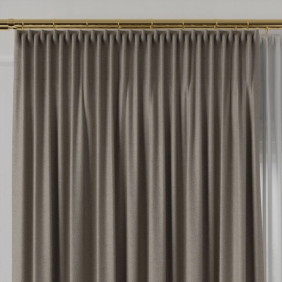 Tkanina zasłonowa na metry Lukrecja / wysokość 310cm / kolor 011 pastelowy szary