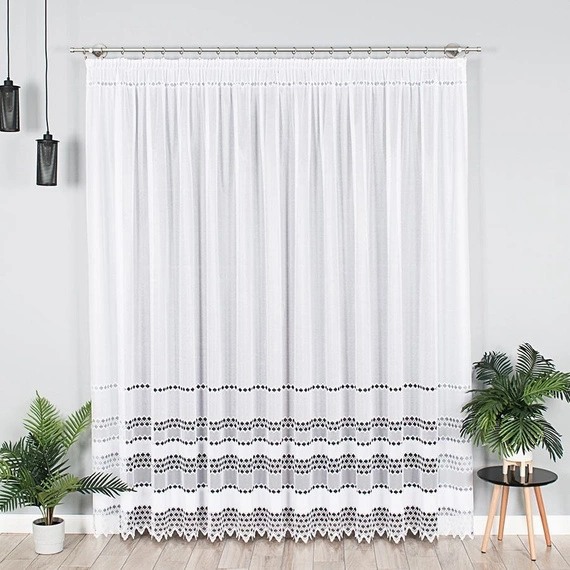 Firanka żakardowa w metrażu 018669 - wysokość 230cm