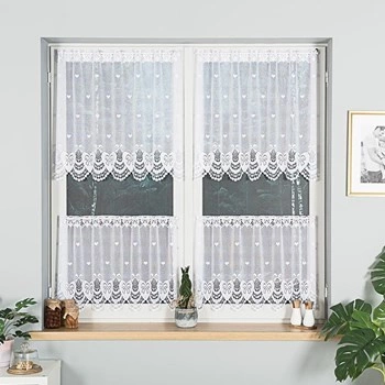 Zazdroska żakardowa na metry 017811 / wysokość 70cm