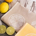 CYTRYNKA Ścierka kuchenna, rozmiar 50x70cm, kolor beżowy 002