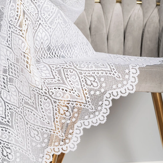 Firanka żakardowa na metry 358690 / kolor biały / wysokość 250cm