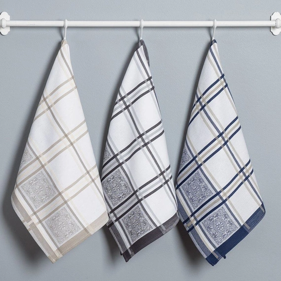 MAJOLICA Ścierka kuchenna, rozmiar 50x70cm, kolor granatowy 003