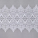 Firanka haftowana 013464 / kolor biały / wysokość 180cm