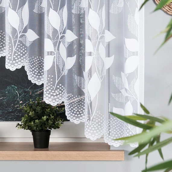 Firanka gotowa żakardowa MARTYNA / 320x160cm / kolor biały